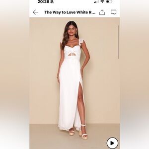 Lulus white vacation dress